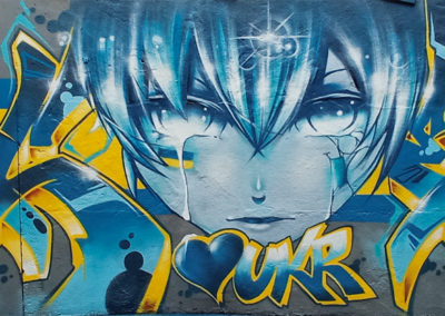 Graffiti guerre urkraine