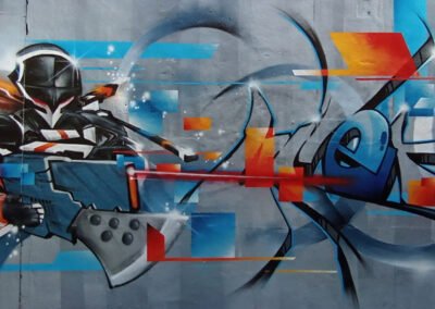 photos fresque Graffiti ocen